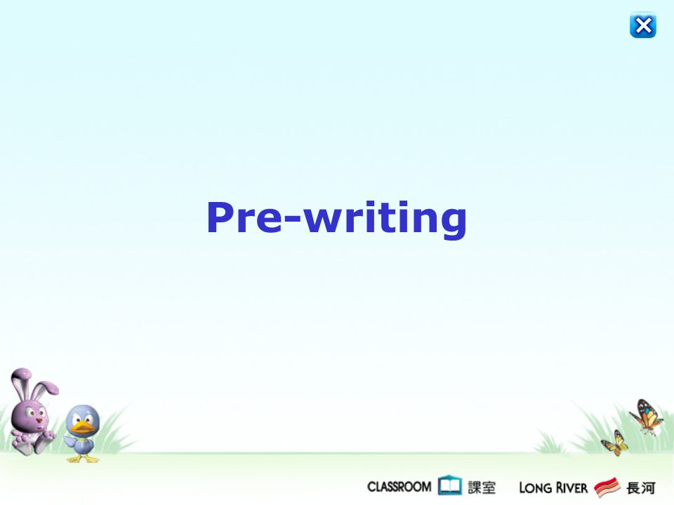 Pre-writing