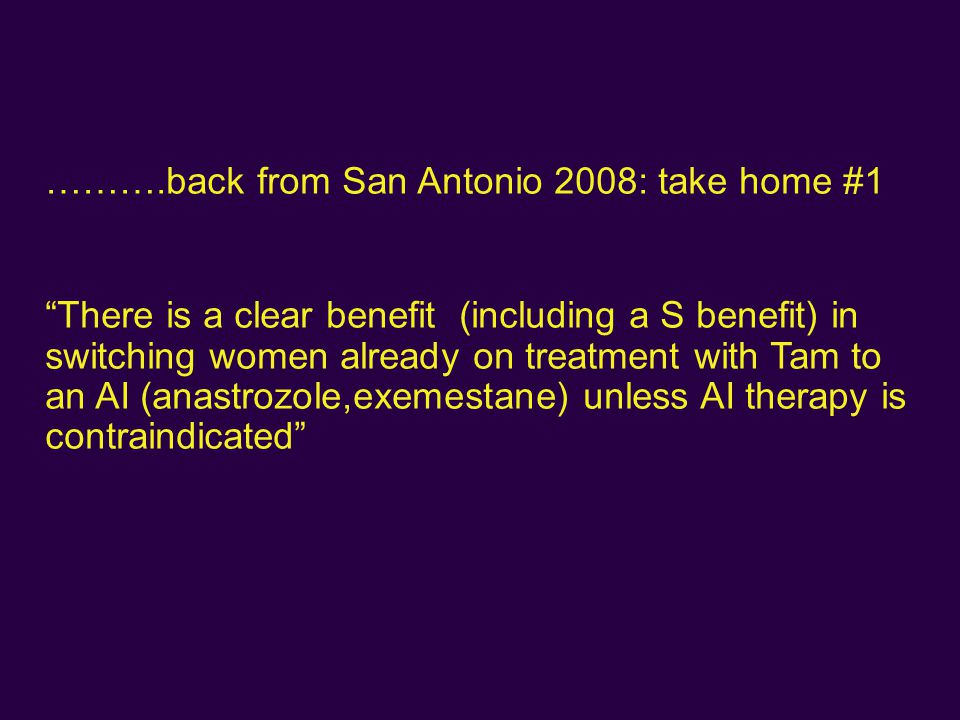 ……….back from San Antonio 2008: take home #1