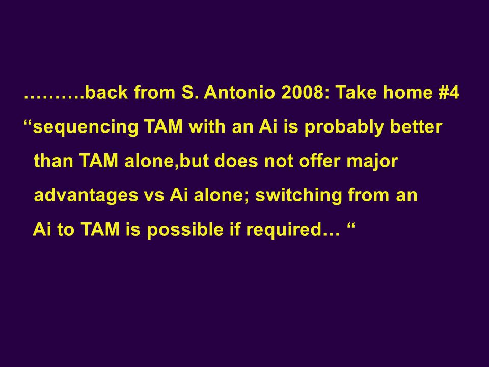 ……….back from S. Antonio 2008: Take home #4