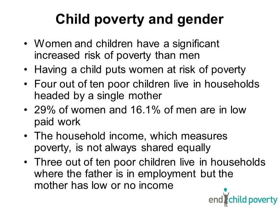 Child poverty and gender
