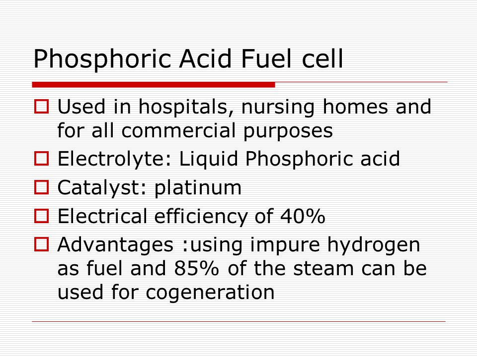 Phosphoric Acid Fuel cell