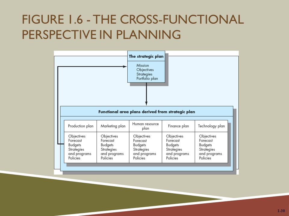 Figure The Cross-Functional Perspective in Planning