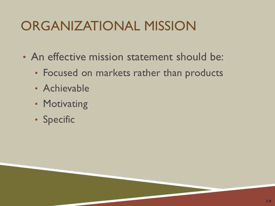Organizational Mission