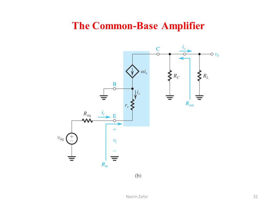 The Common-Base Amplifier