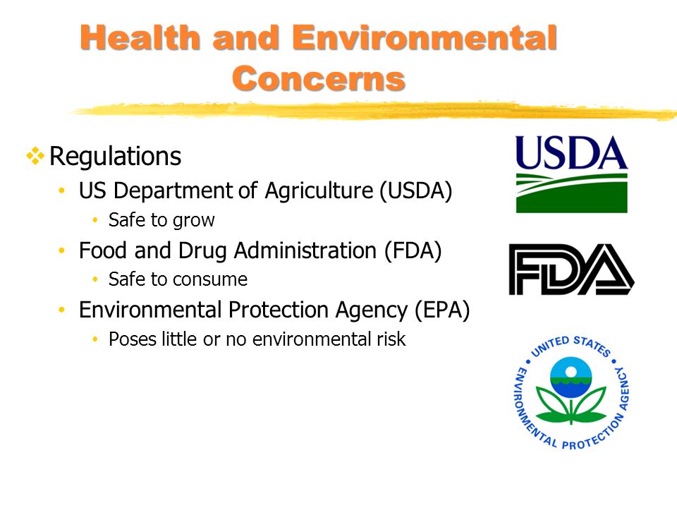 Health and Environmental Concerns