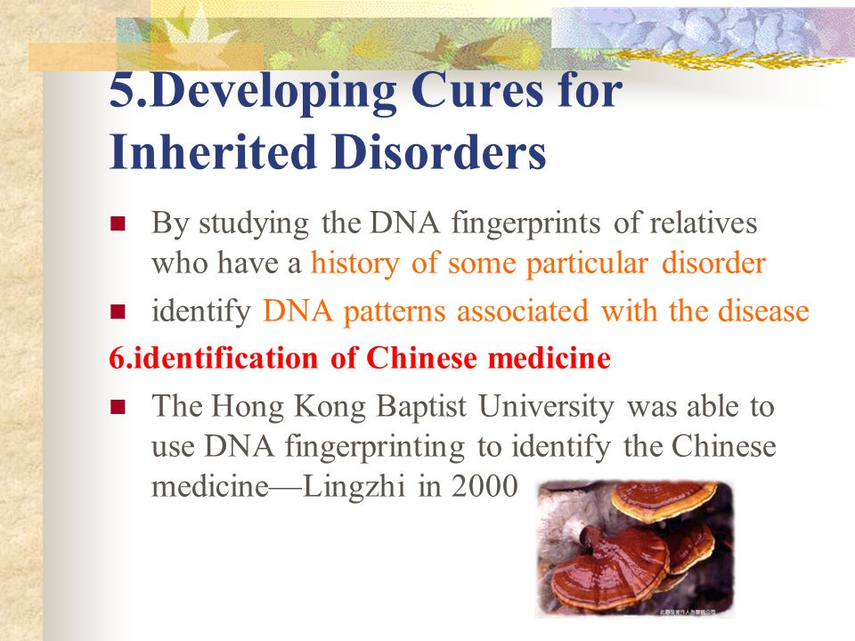 5.Developing Cures for Inherited Disorders