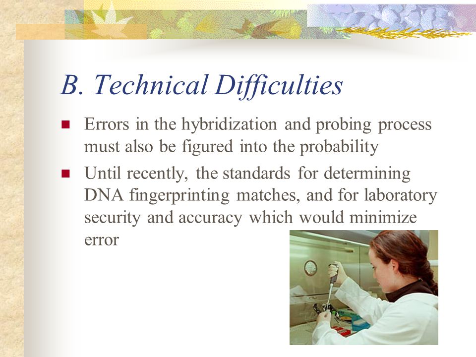 B. Technical Difficulties