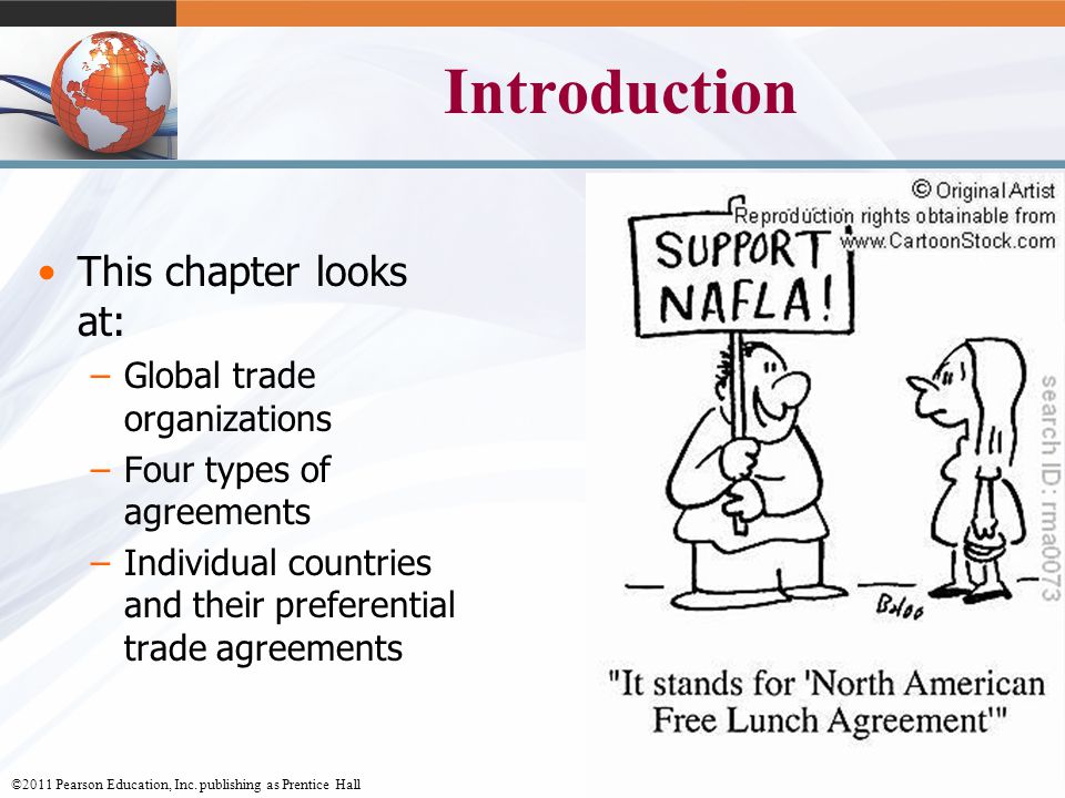 Introduction This chapter looks at: Global trade organizations