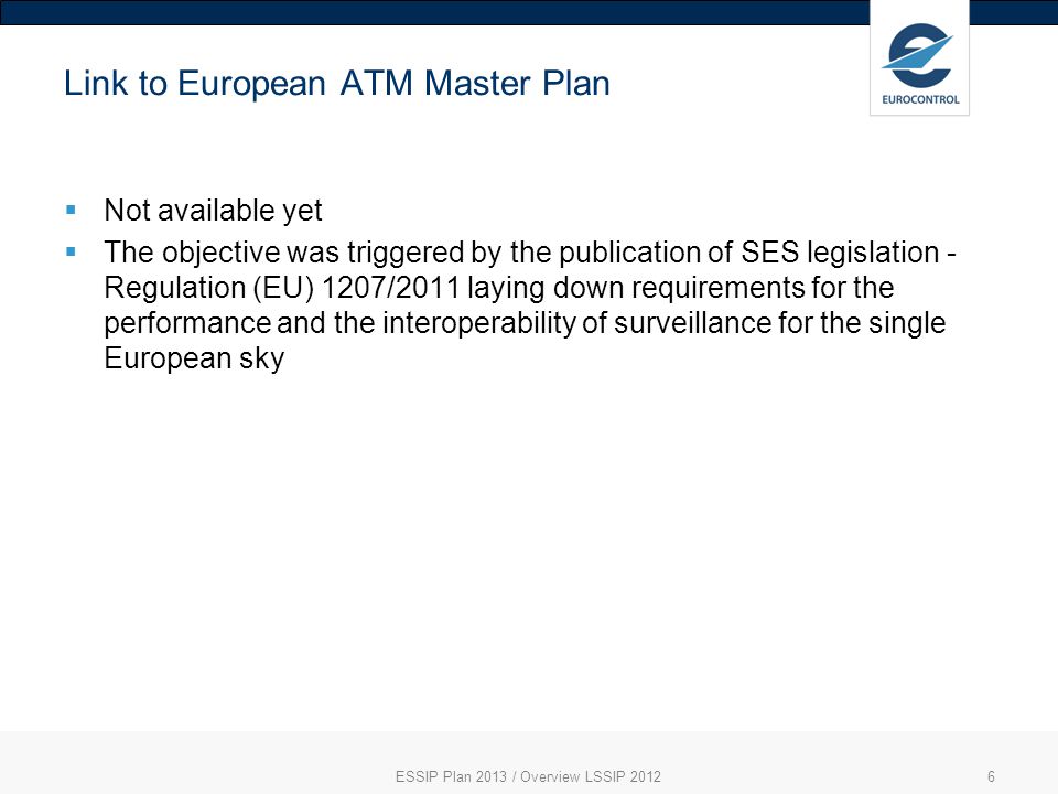 Link to European ATM Master Plan