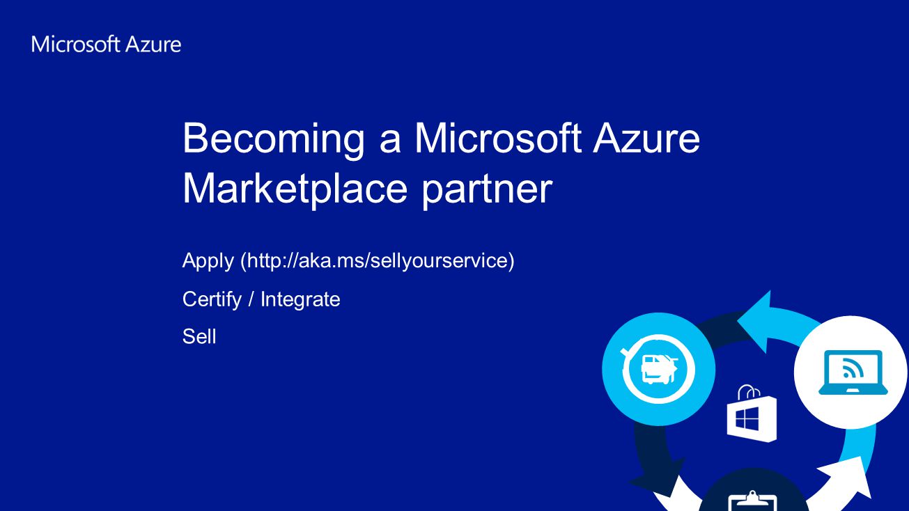 Becoming a Microsoft Azure Marketplace partner