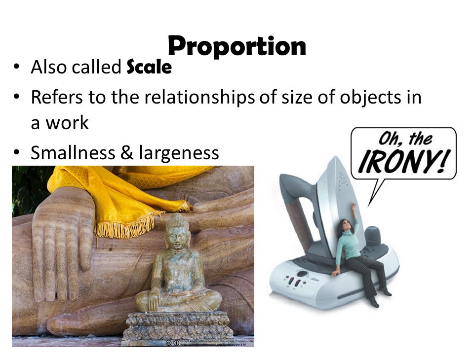 Proportion Also called Scale