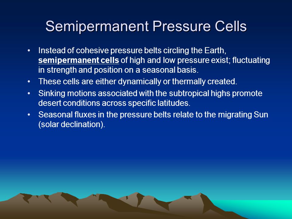 Semipermanent Pressure Cells