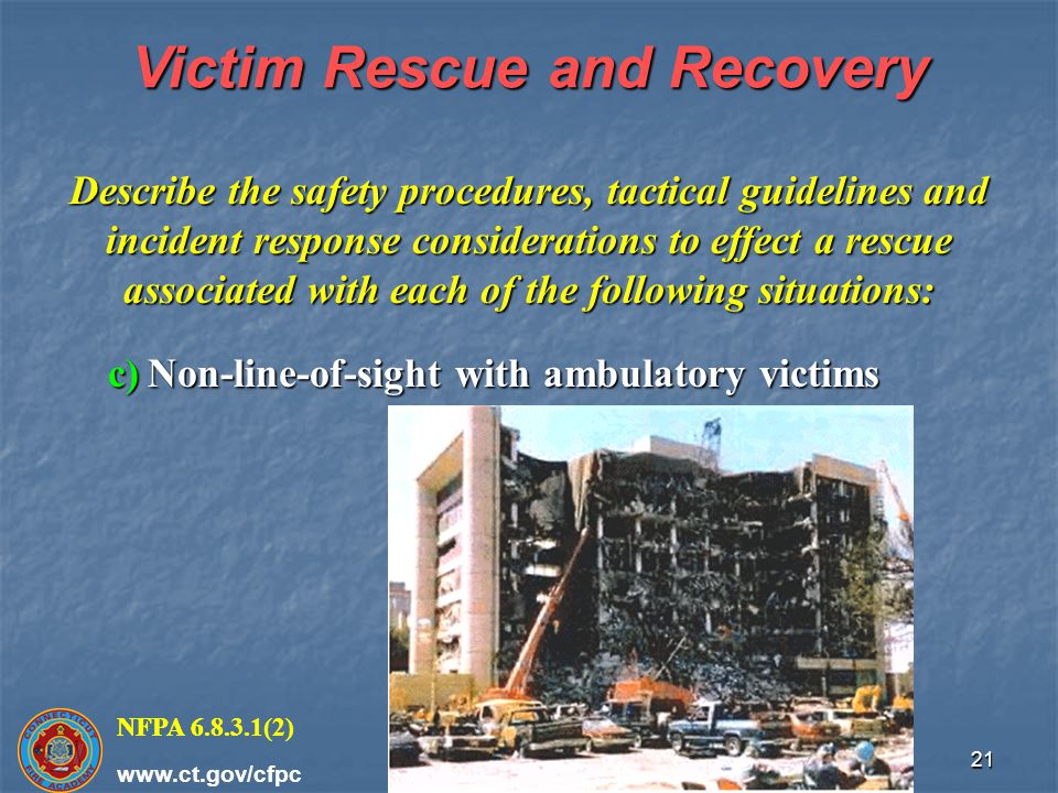 Victim Rescue and Recovery