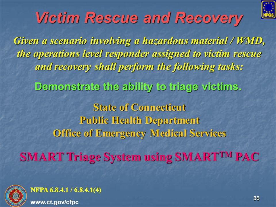 Victim Rescue and Recovery