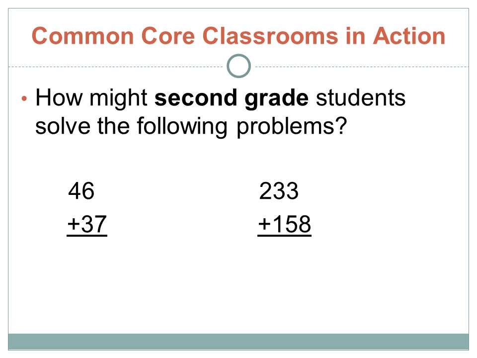Common Core Classrooms in Action