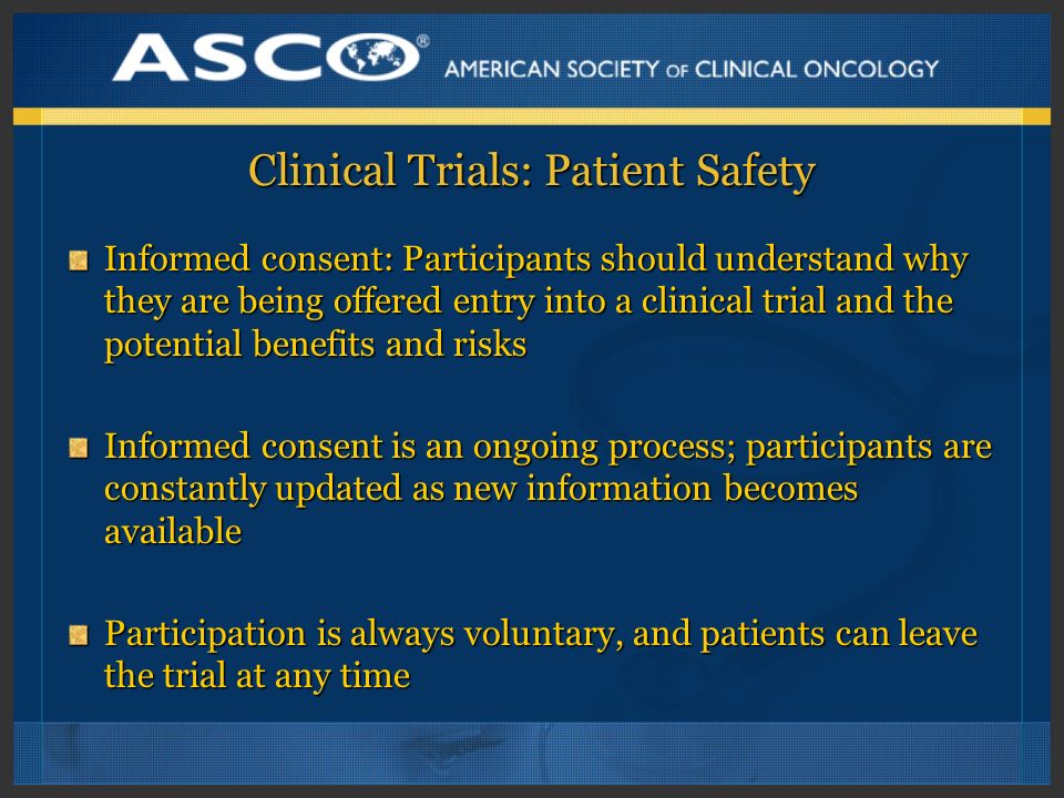 Clinical Trials: Patient Safety