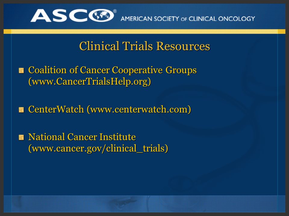 Clinical Trials Resources