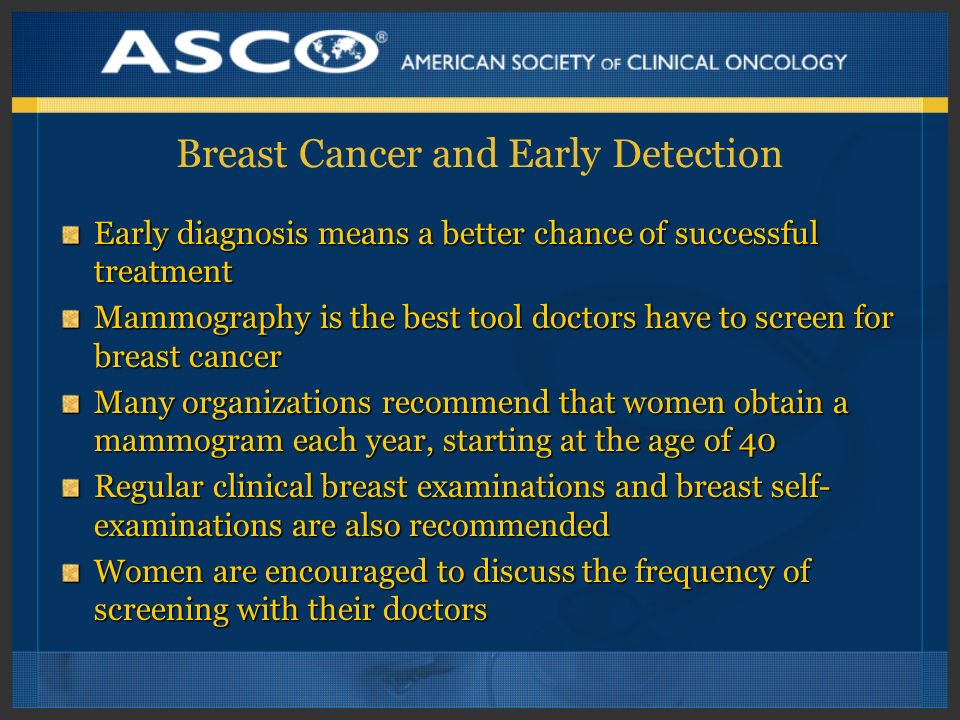 Breast Cancer and Early Detection