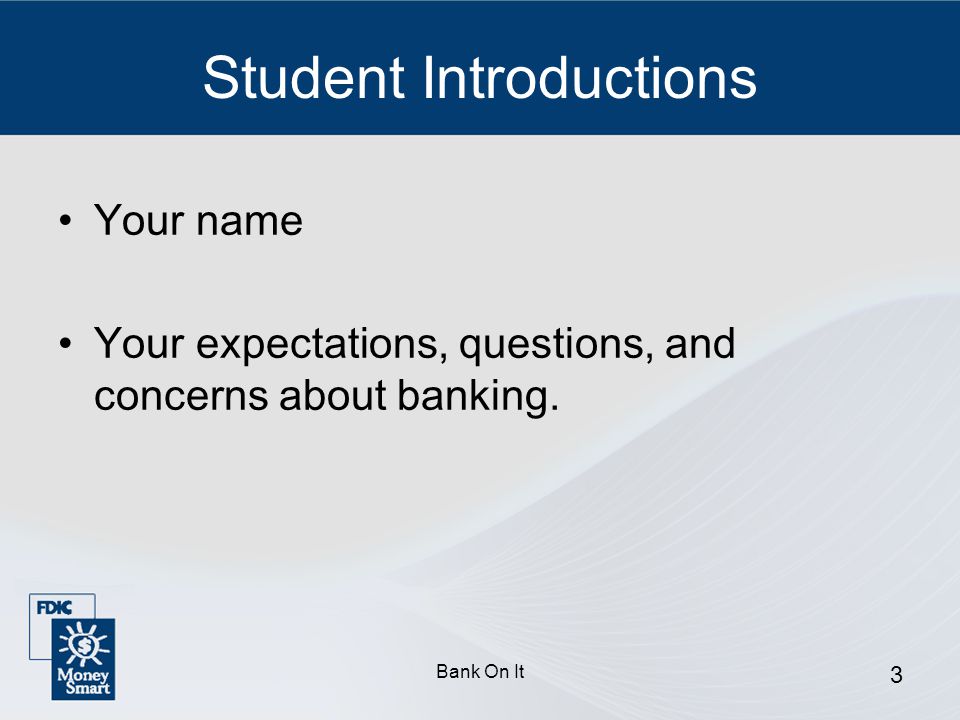 Student Introductions