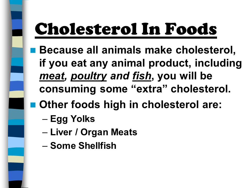 Cholesterol In Foods