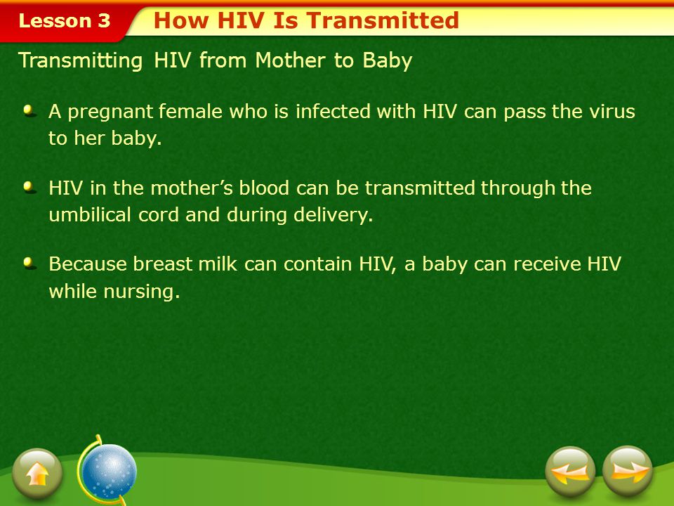 How HIV Is Transmitted Transmitting HIV from Mother to Baby