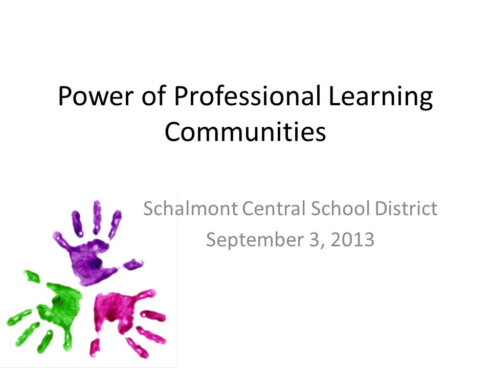 Power of Professional Learning Communities