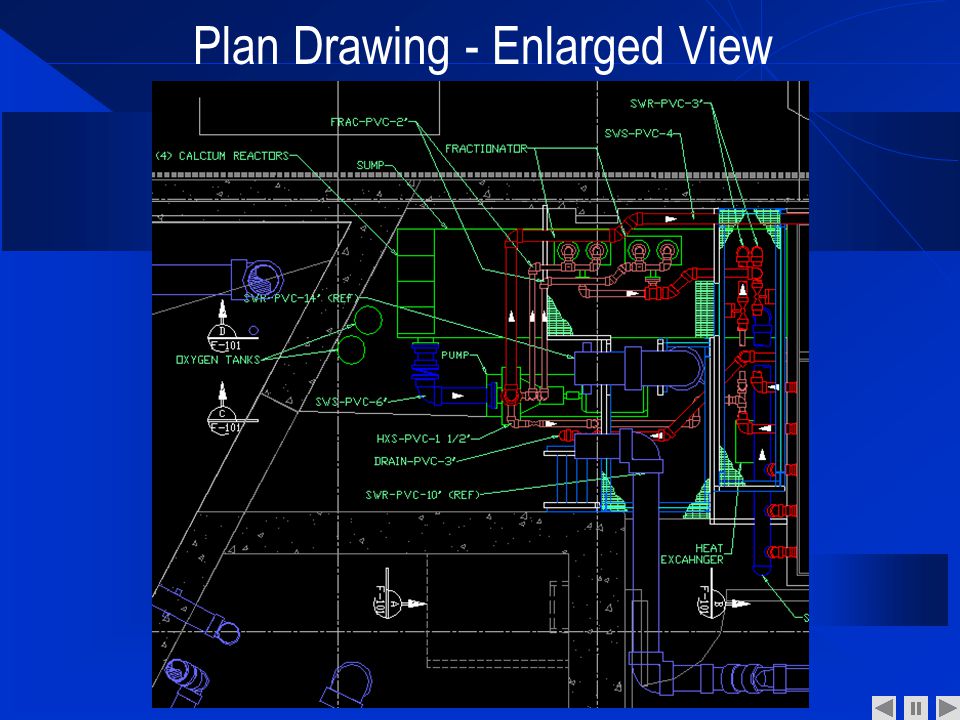 Plan Drawing - Enlarged View