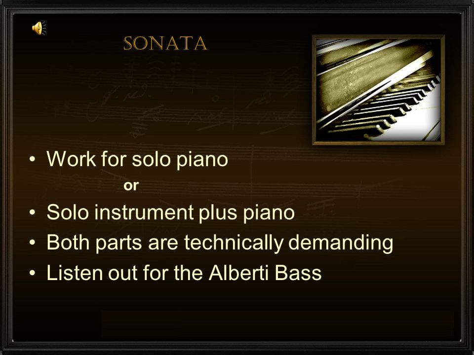 Solo instrument plus piano Both parts are technically demanding