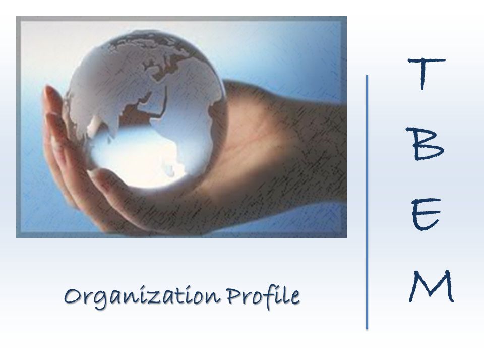 TBEM Organization Profile