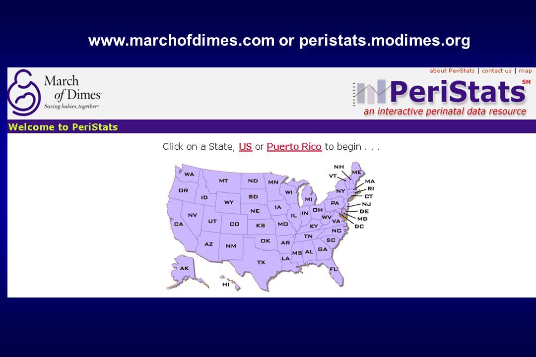 or peristats.modimes.org