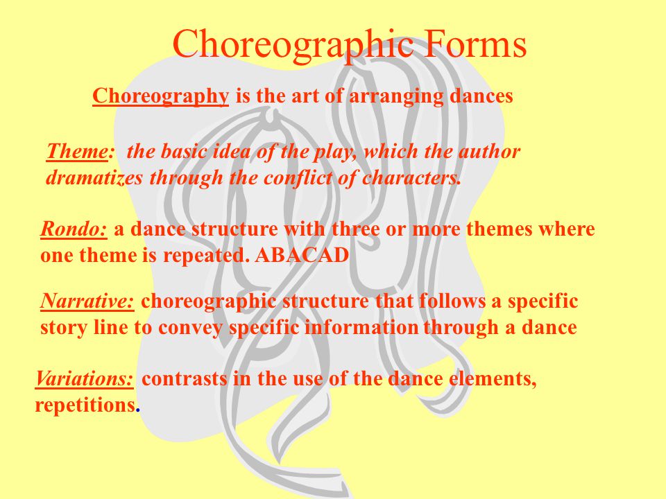 Choreography is the art of arranging dances
