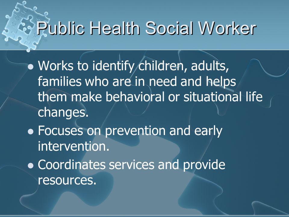 Public Health Social Worker