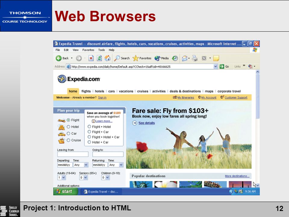 Web Browsers Project 1: Introduction to HTML