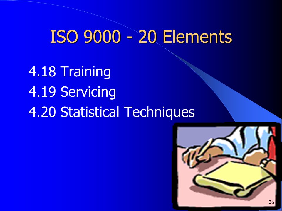 ISO Elements 4.18 Training 4.19 Servicing