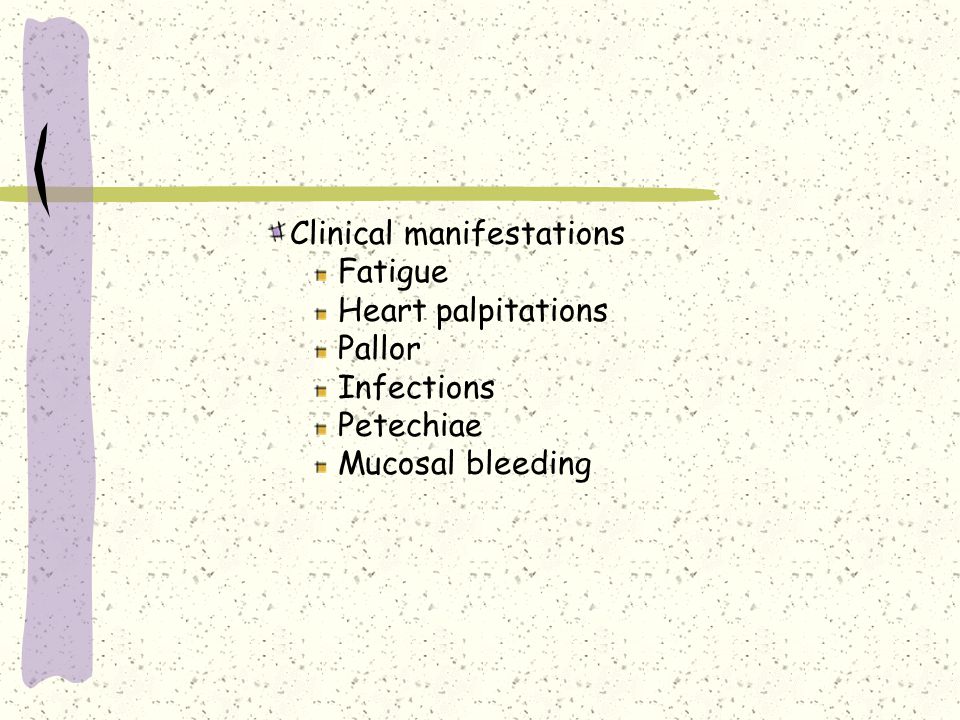 Clinical manifestations