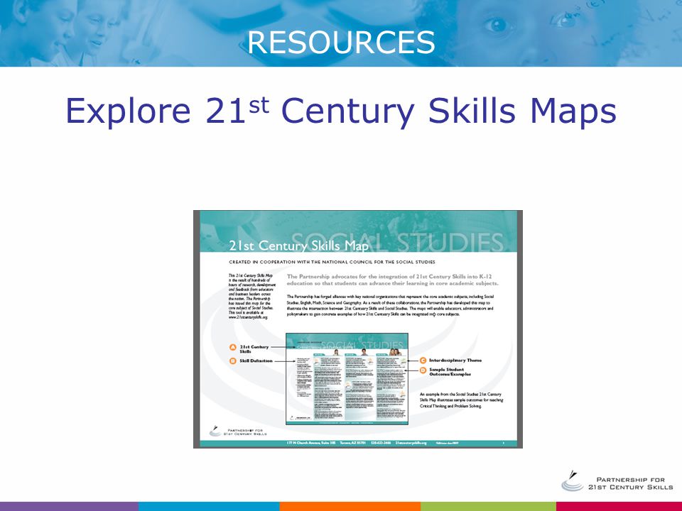 Explore 21st Century Skills Maps