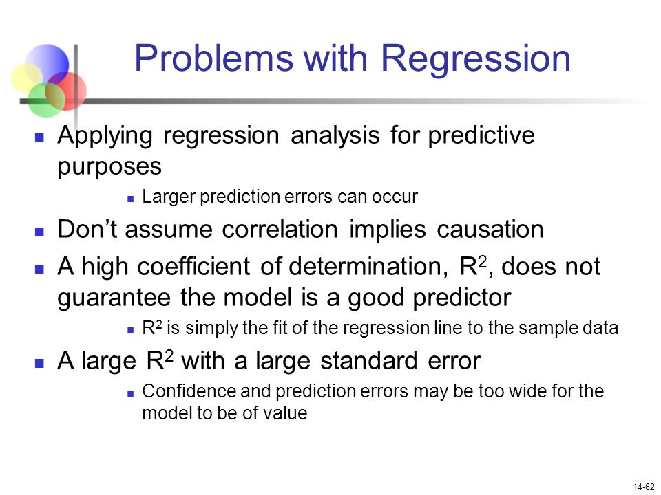 Problems with Regression