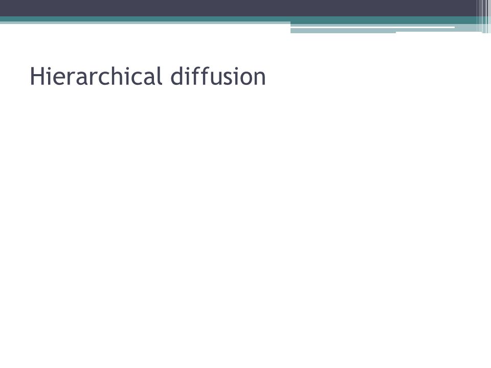 Hierarchical diffusion
