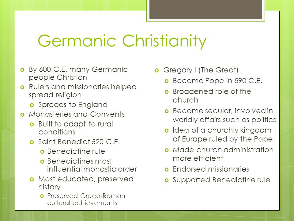 Germanic Christianity