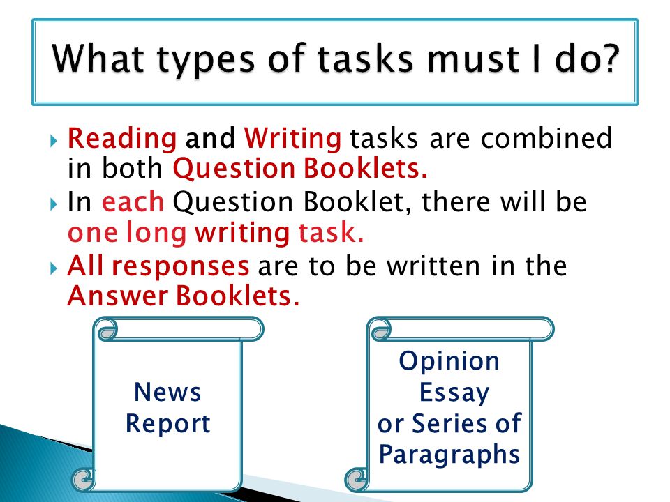 What types of tasks must I do