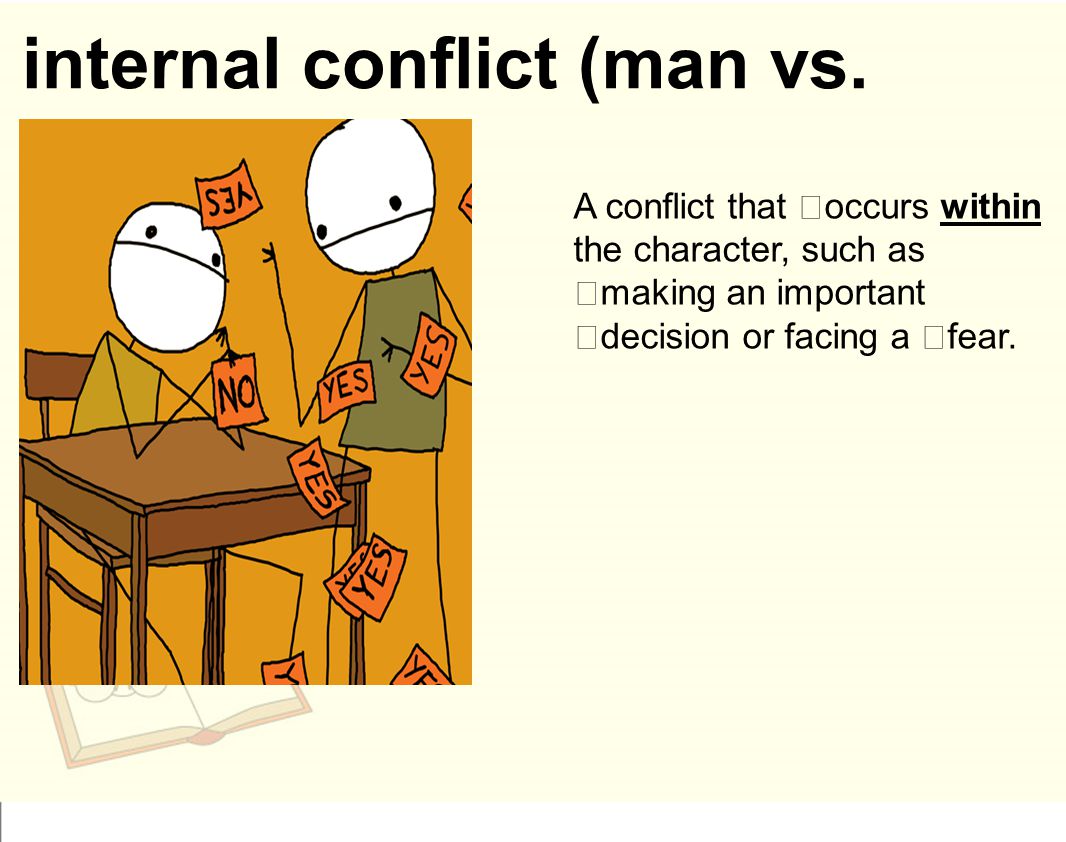 internal conflict (man vs. himself)