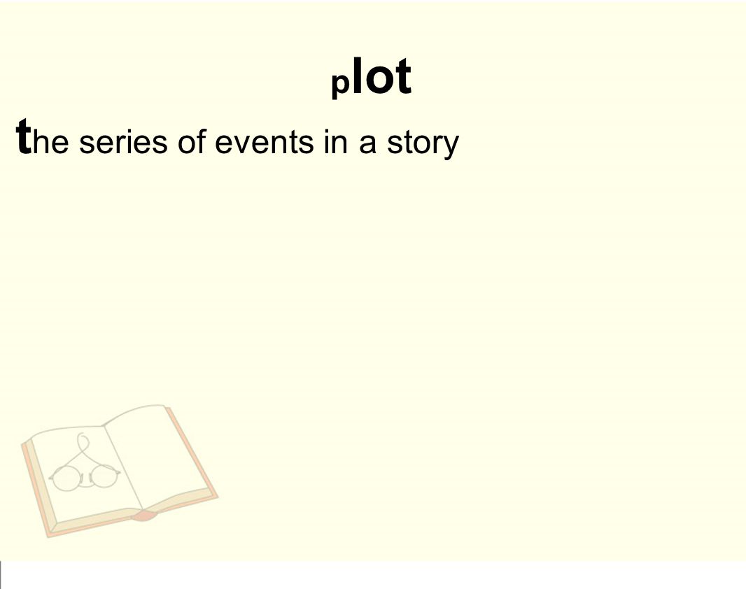 the series of events in a story