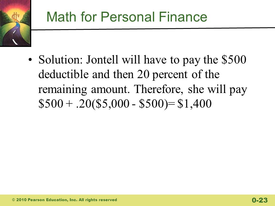 Math for Personal Finance