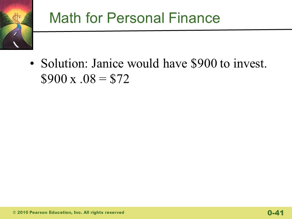 Math for Personal Finance