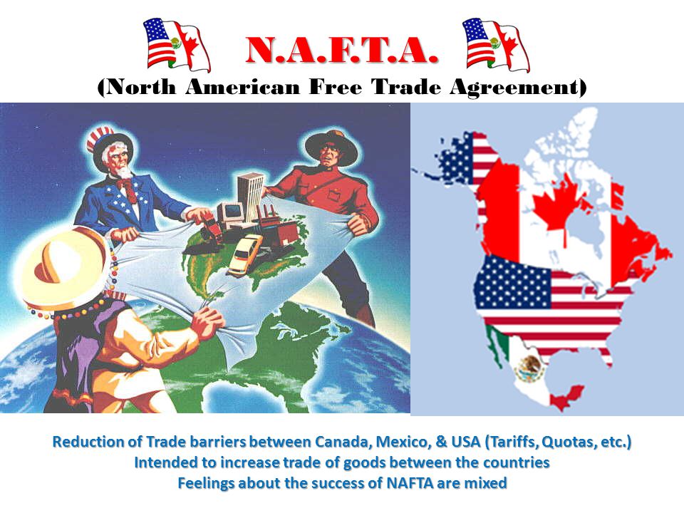 N.A.F.T.A. (North American Free Trade Agreement)