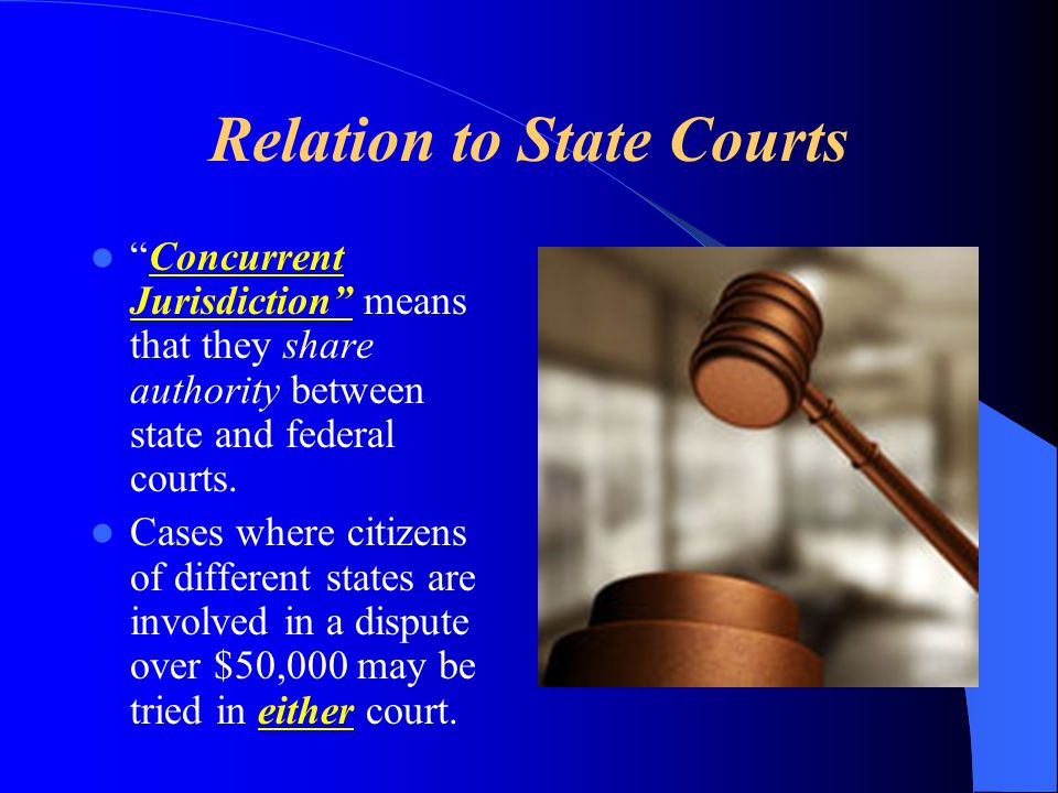 Relation to State Courts