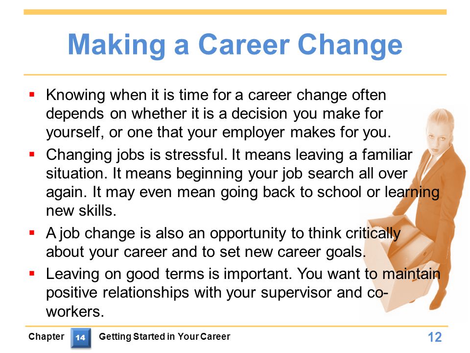 Making a Career Change