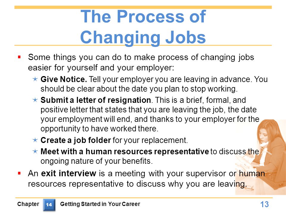 The Process of Changing Jobs