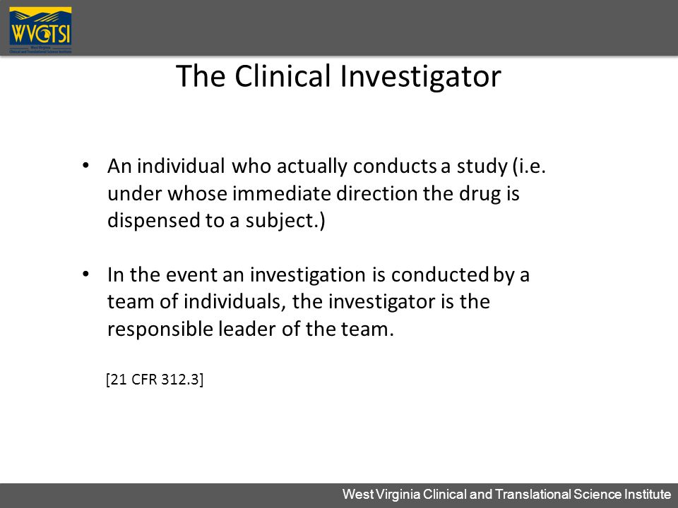 The Clinical Investigator