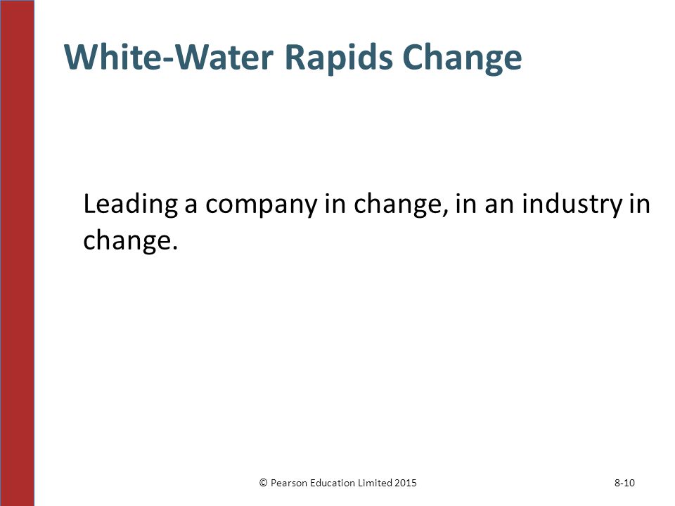 White-Water Rapids Change
